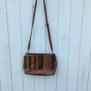 The Sak colorful leather bag